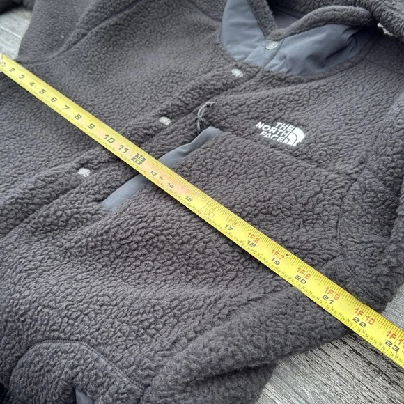 THE NORTH FACE Parkview Fleece Jacket MENS BLACK/GREY NWT SIZE LARGE
